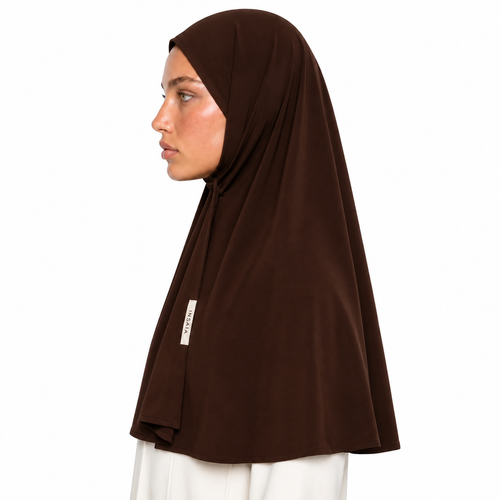 Premium Jersey Scarf | Dark Brown